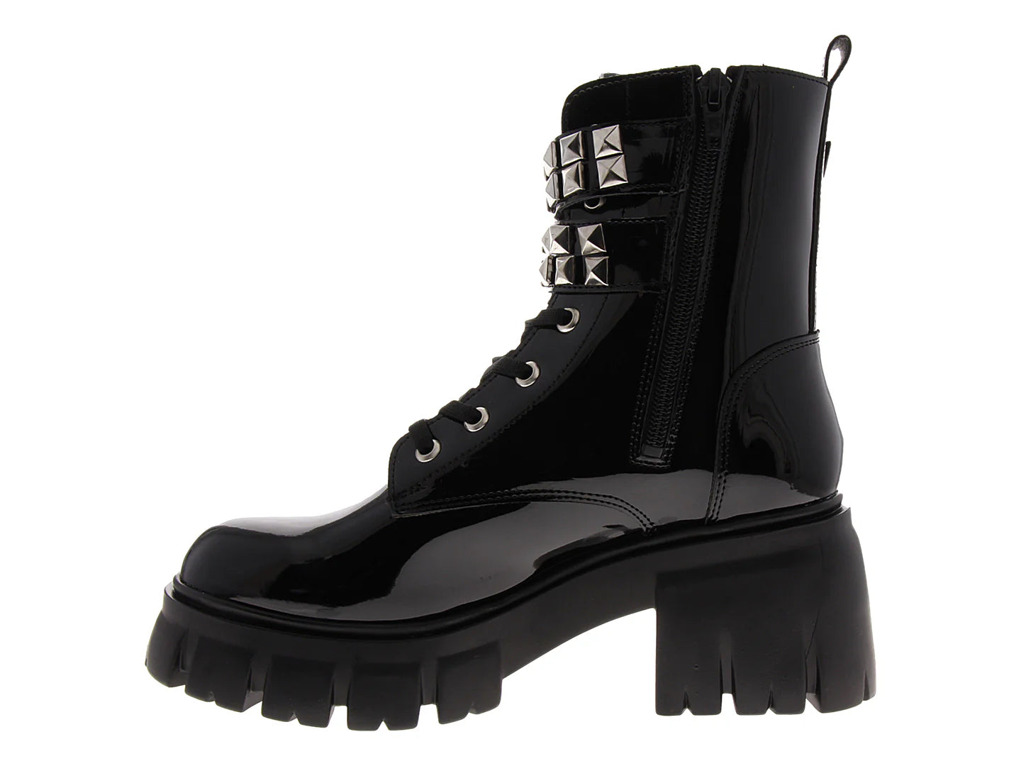 Botines Models de Charol Negro para Mujer