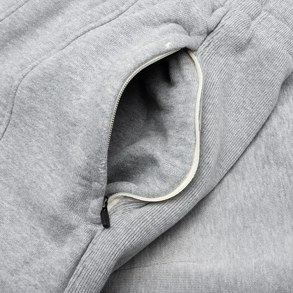 Cotton French Terry Deconstructed Sweatpant Heather Grey