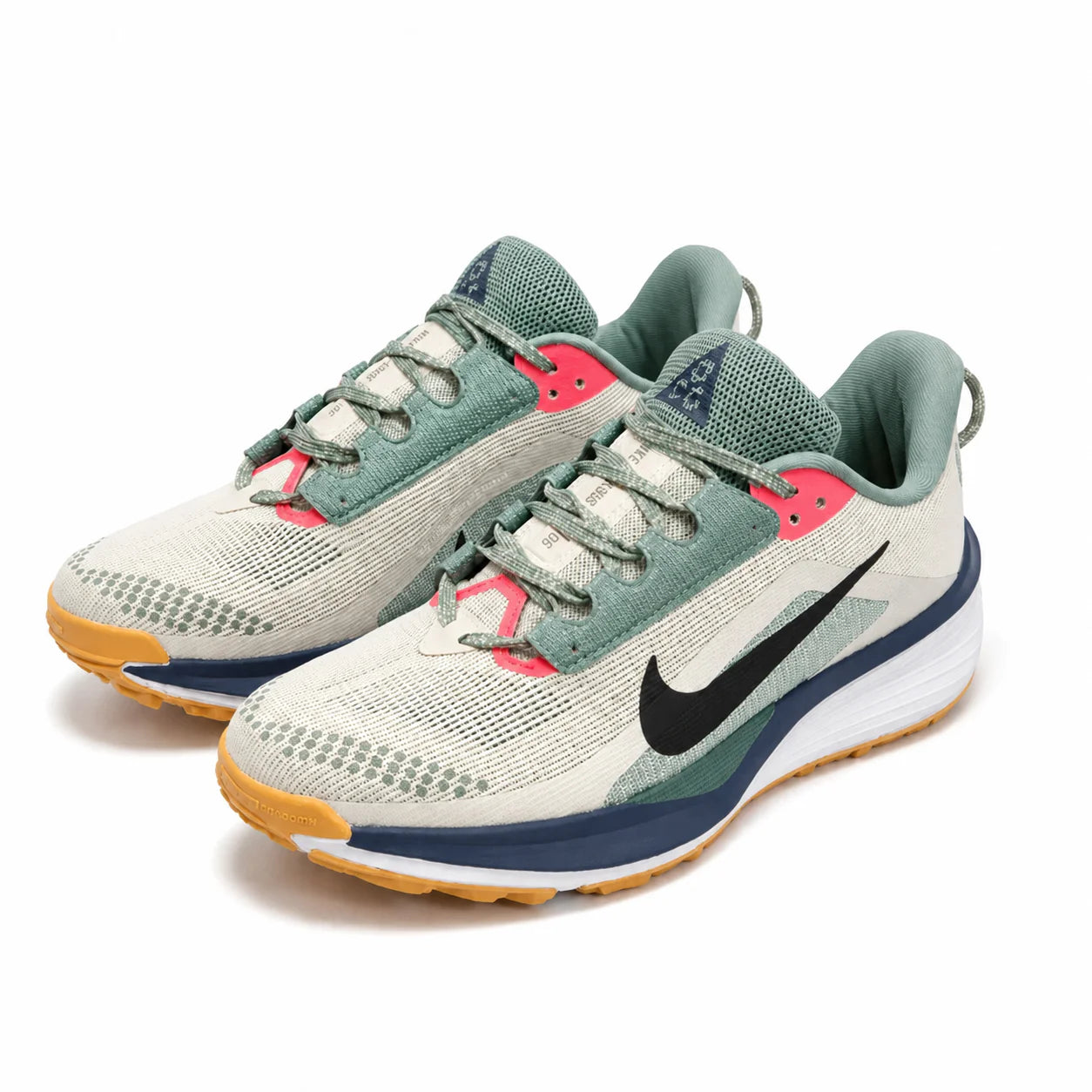 Nike Pegasus Trail 5 Gris Clair Blanc Vert Sauge