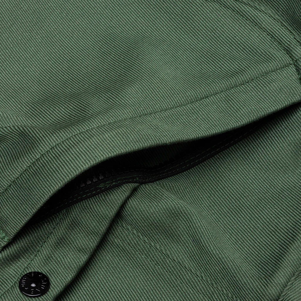 Straight Fit Cargo Pants Olive Green