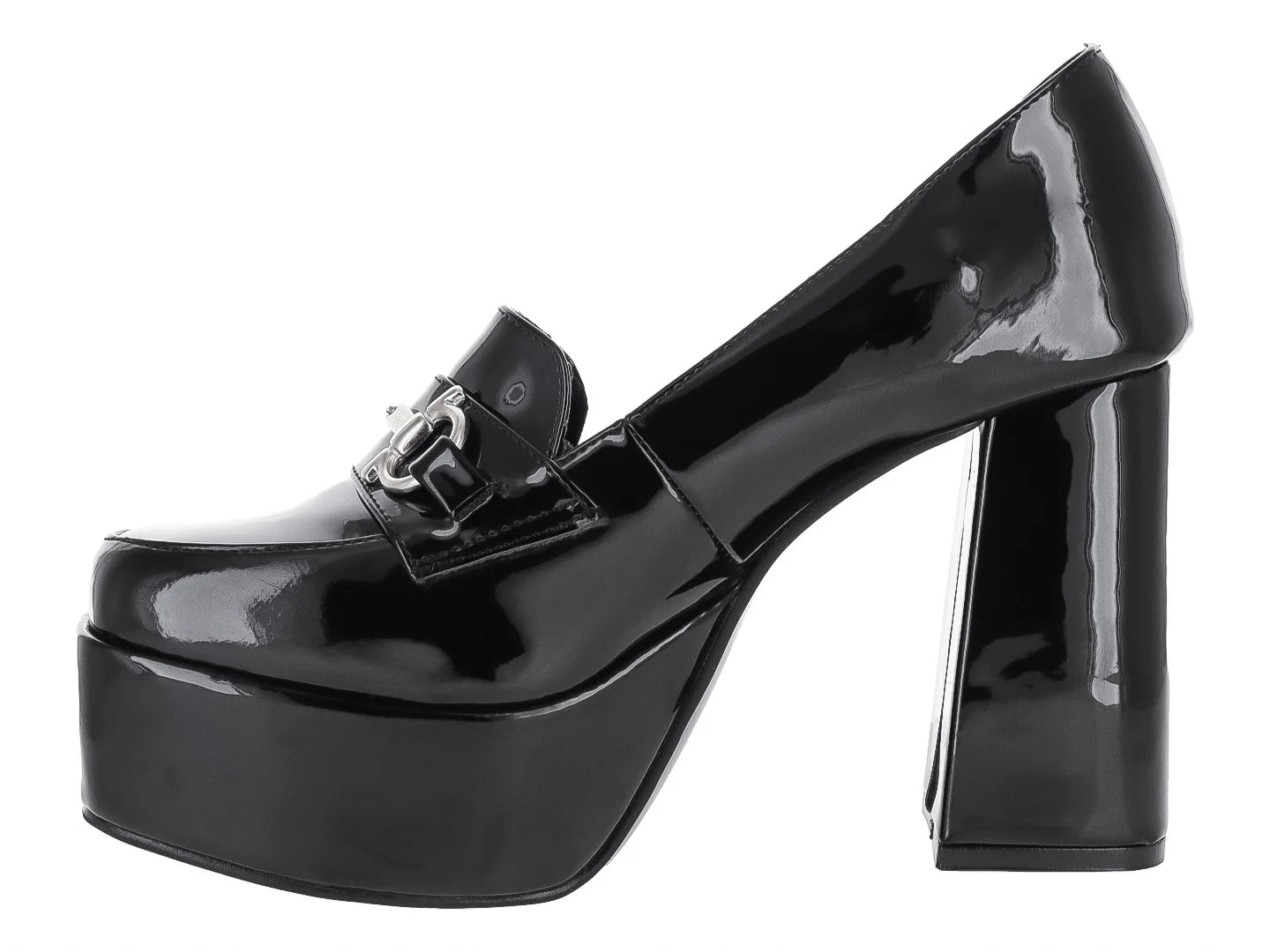 Zapatos de Tacón Cuadrado OYYI Negro para Mujer