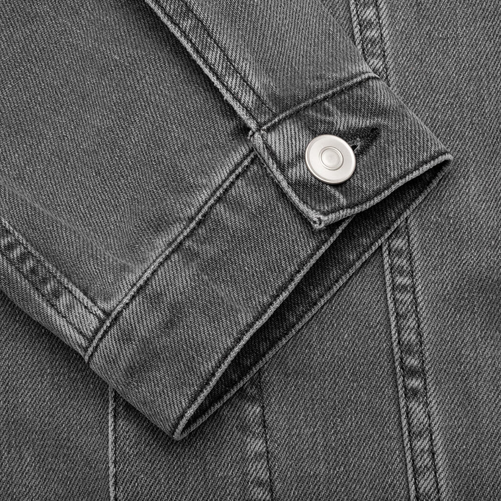 Mark Flood Square Denim Jacket Washed Black