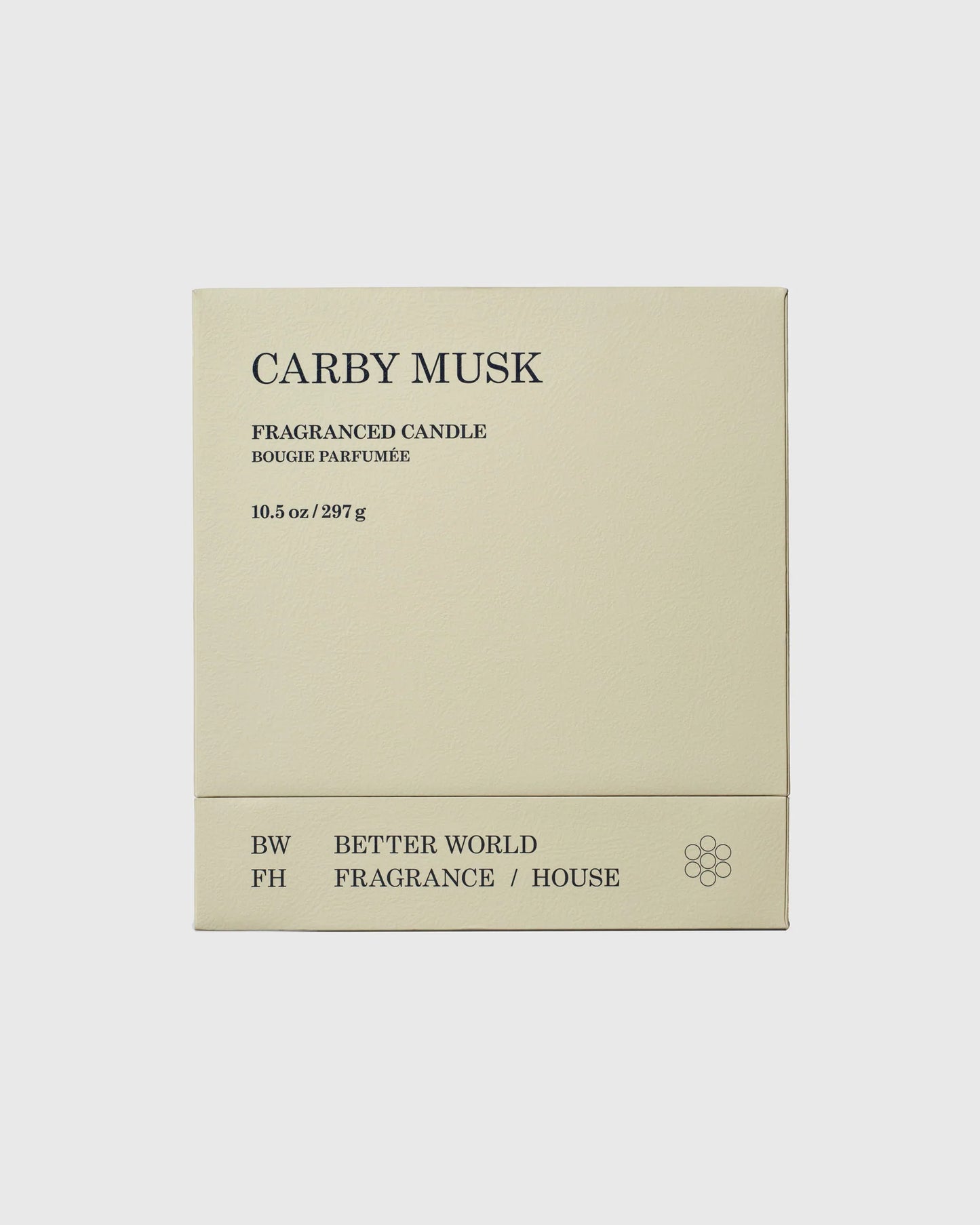 Better World Fragrance House Carby Musk Candle