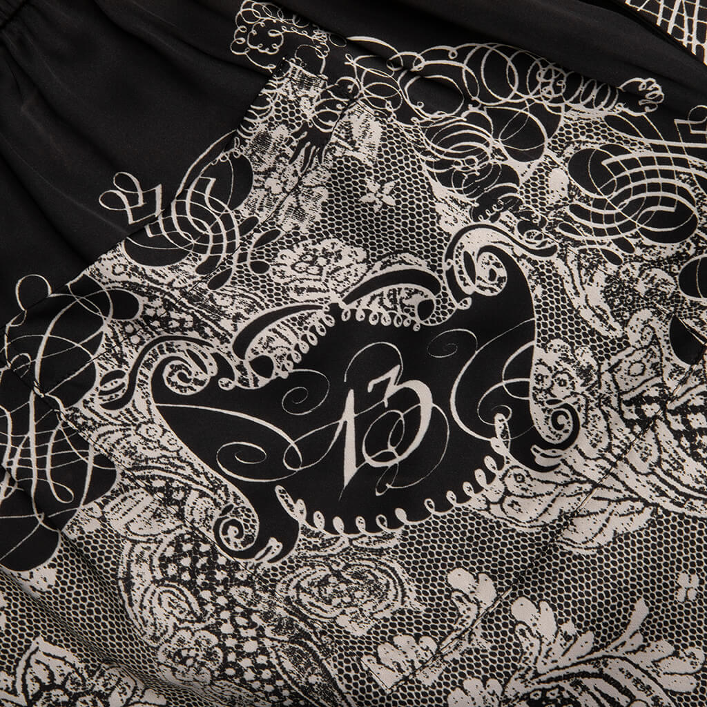 Shorts Black Ecru