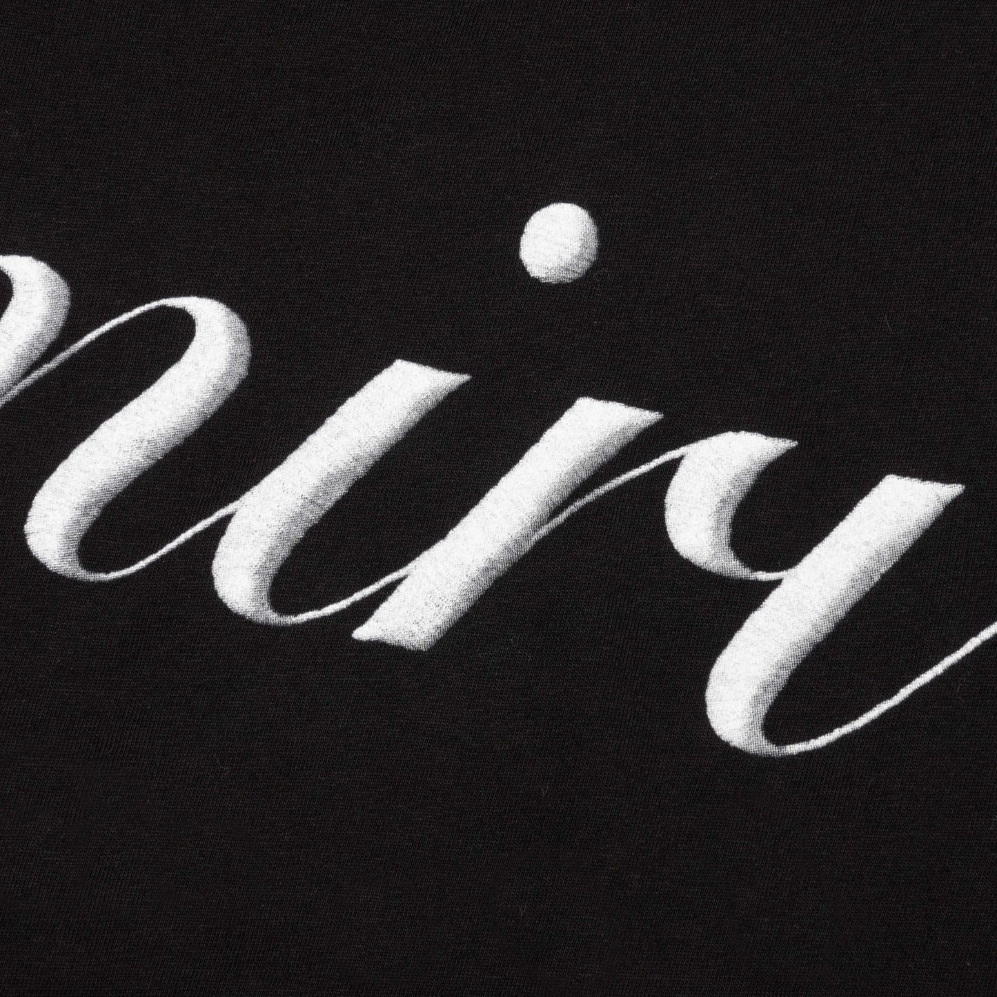 Script Logo Tee Black