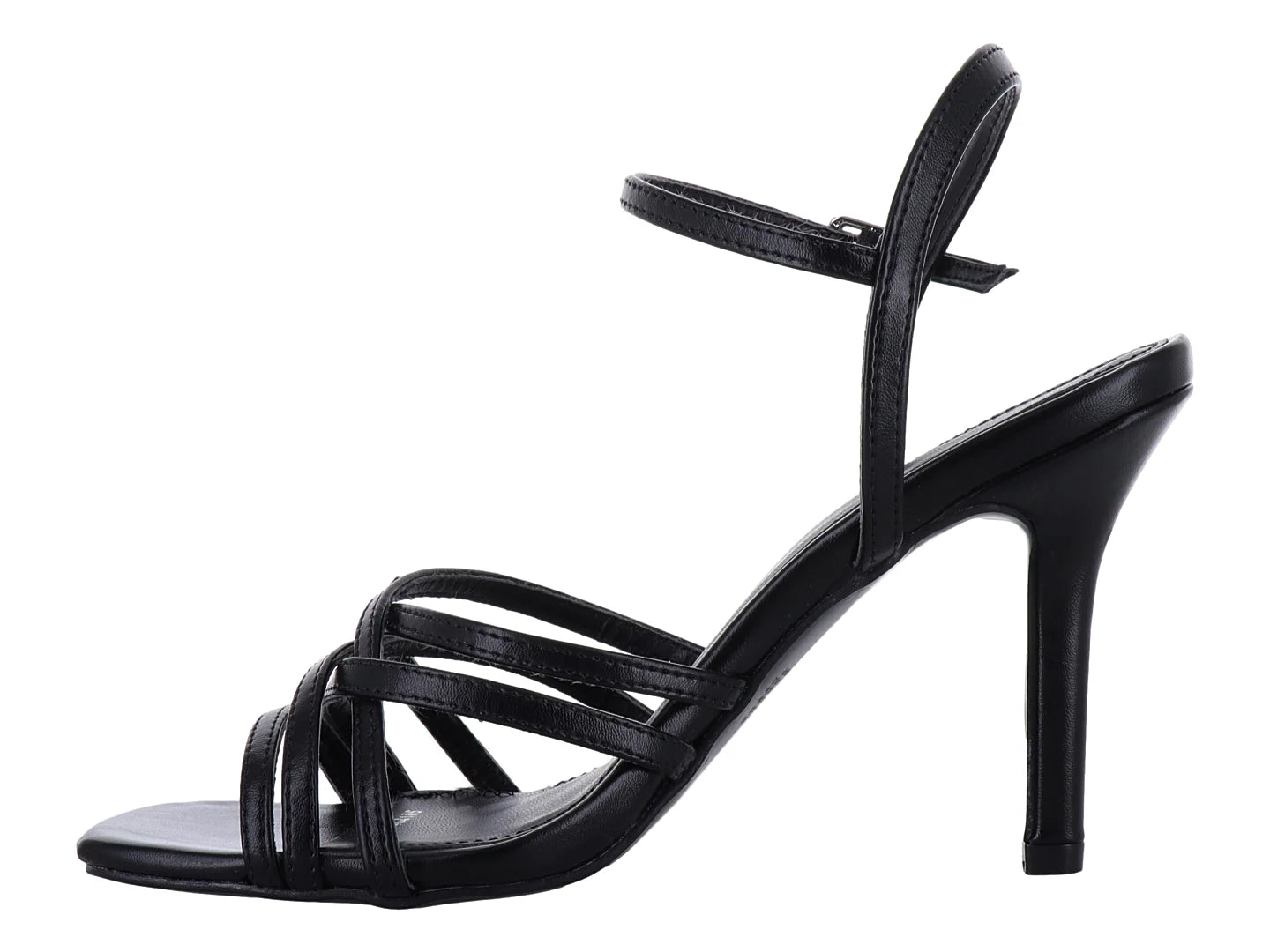 Sandalias Lady Paulina Negro Metálico para Mujer