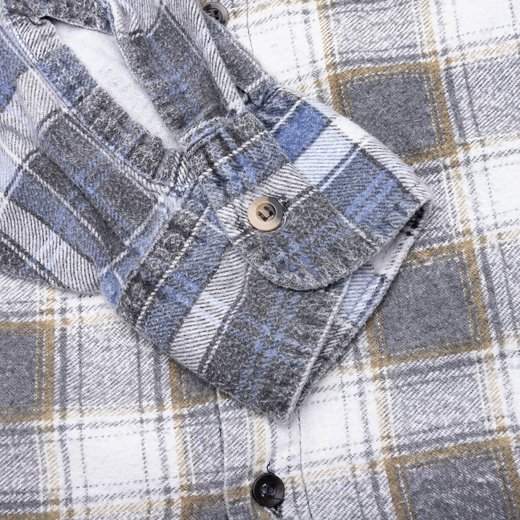 7 Cuts Wide Flannel Shirt Assorted