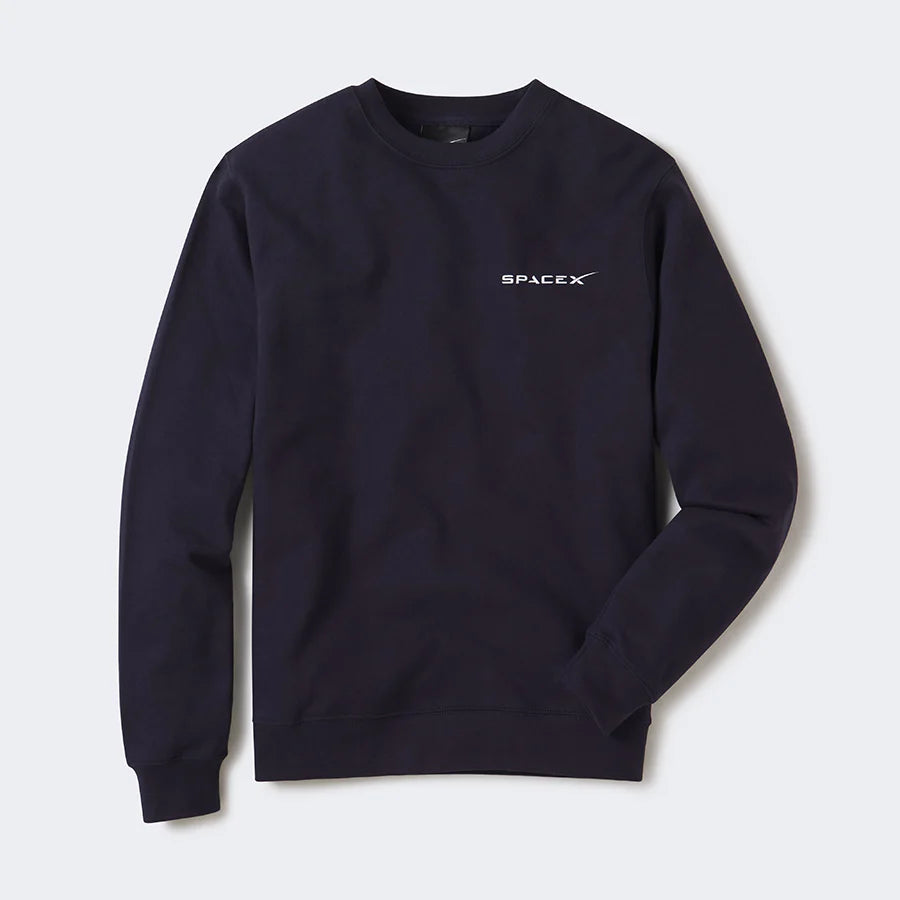 Unisex SpaceX Sweatshirt Navy