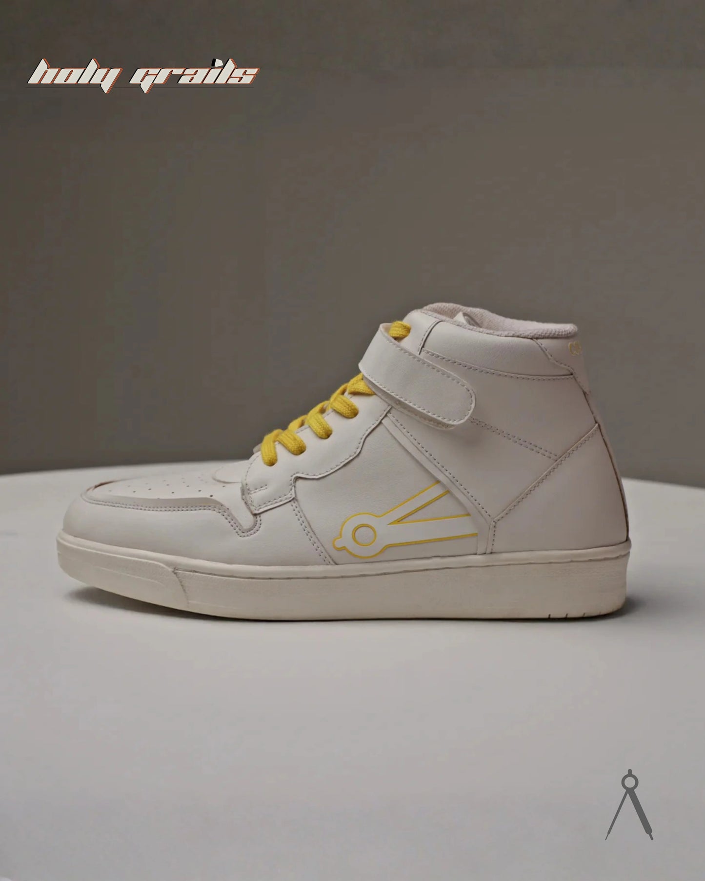 Vector White Yellow Accent High Sneakers HG x Cos Tan