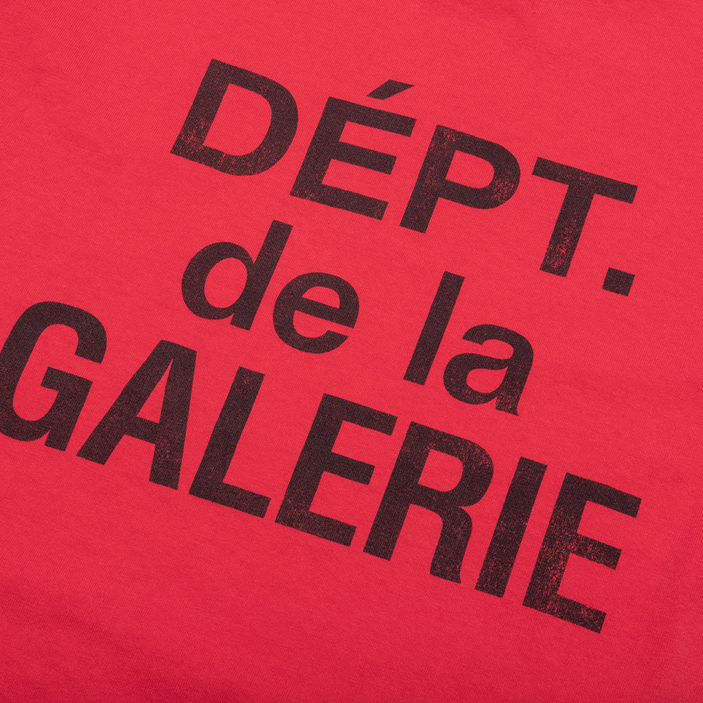 French S S Tee Red