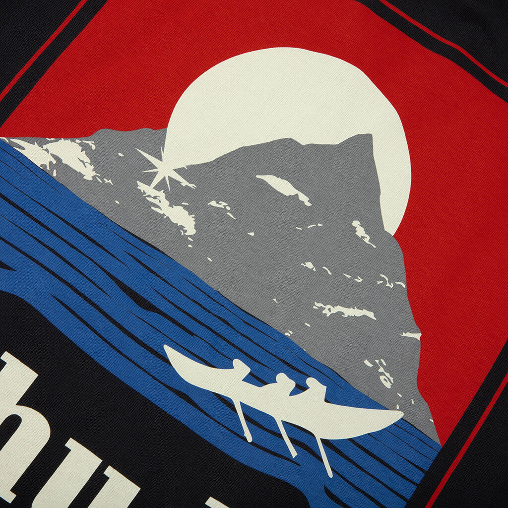 Moonlight Regatta Tee Vintage Black Red Blue