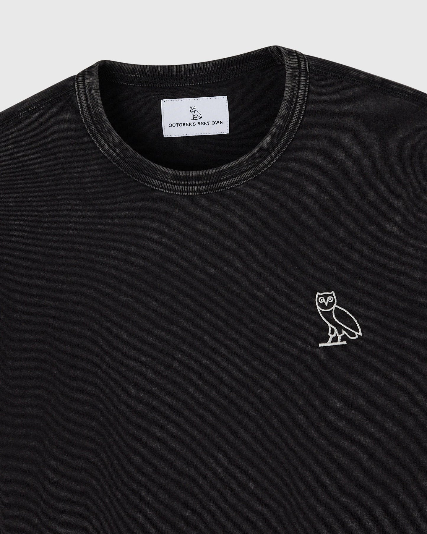 Muskoka Long Sleeve Tee Garment Dyed Black