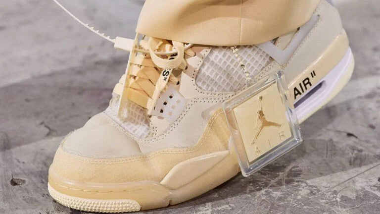 Nike Air Jordan 4 Retro x Off White SP Sail Wmns
