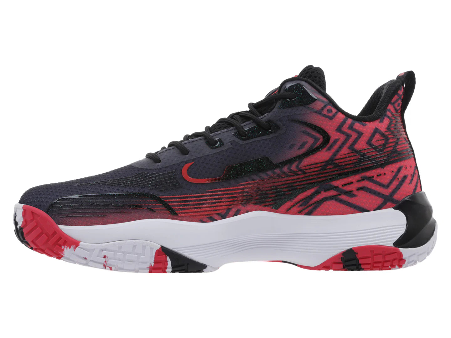 Tenis K SWISS Foxtrot Negro Rojo Blanco para Hombre