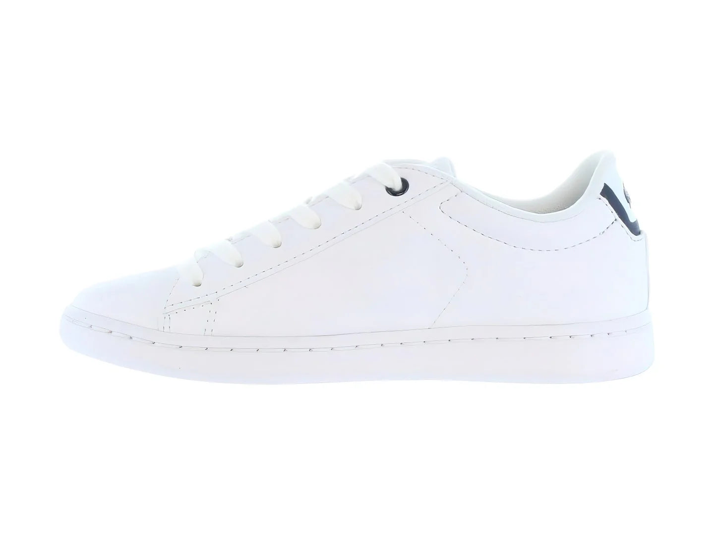 Tenis Lacoste Carnaby Evo Blanco y Azul para Niño