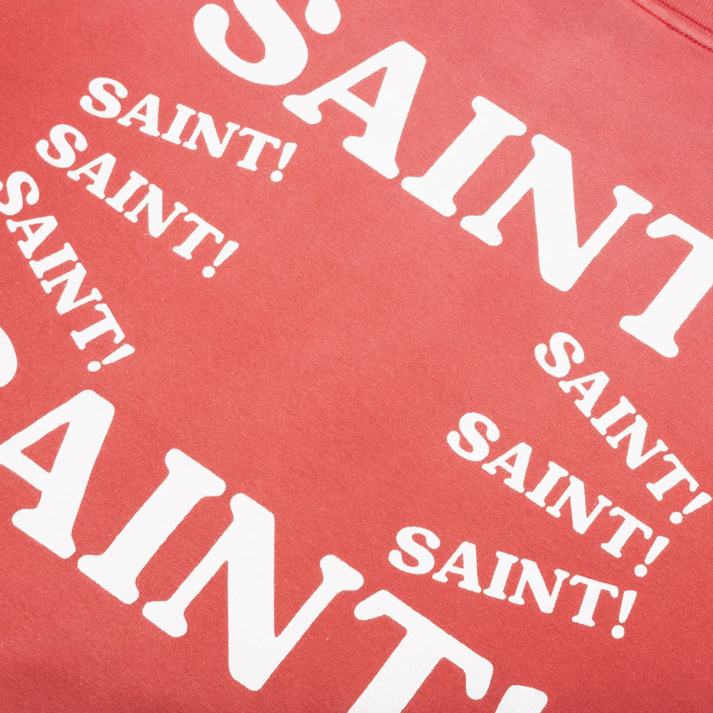 Saint S S Tee Red