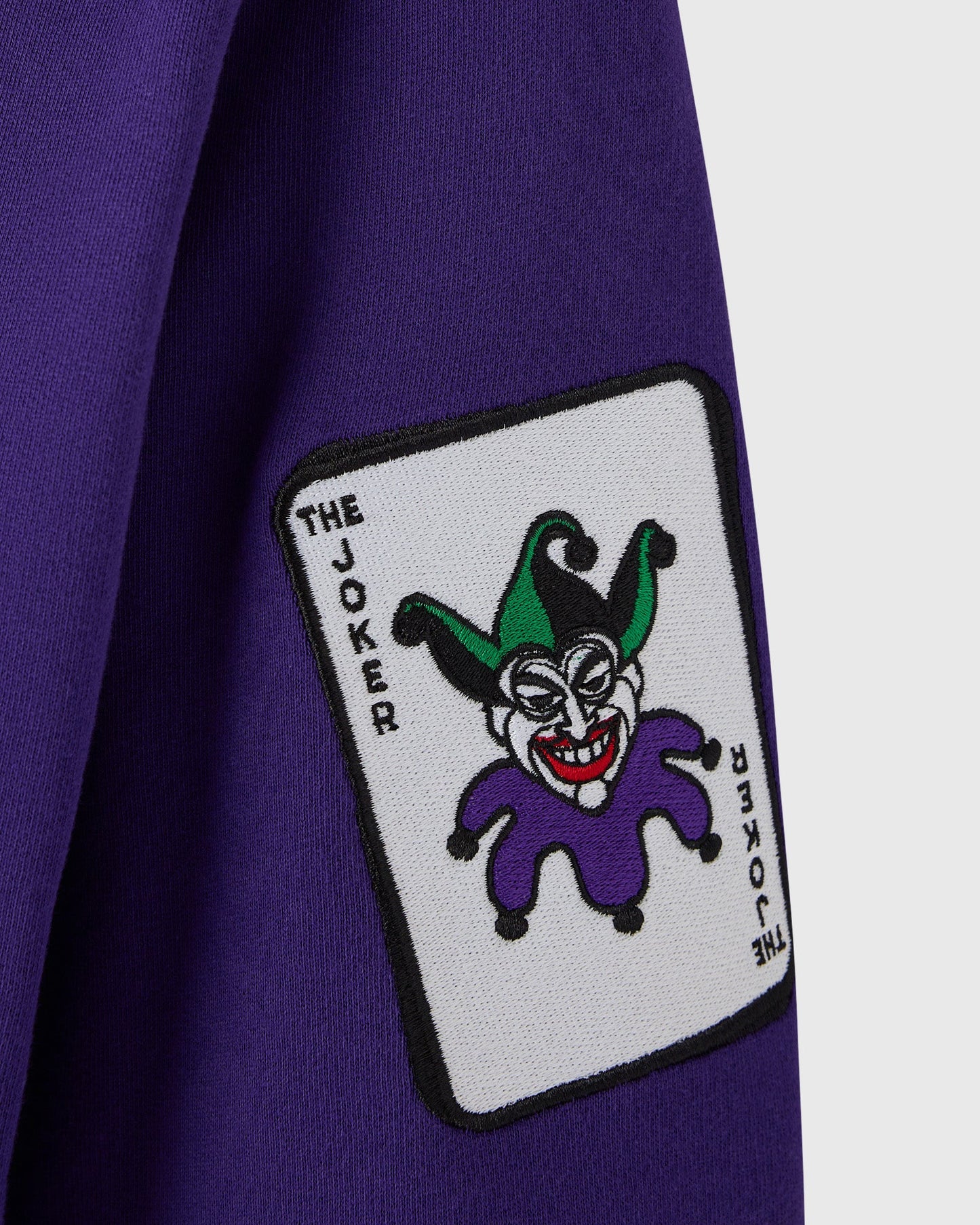 The Joker Defaced Hoodie Violet