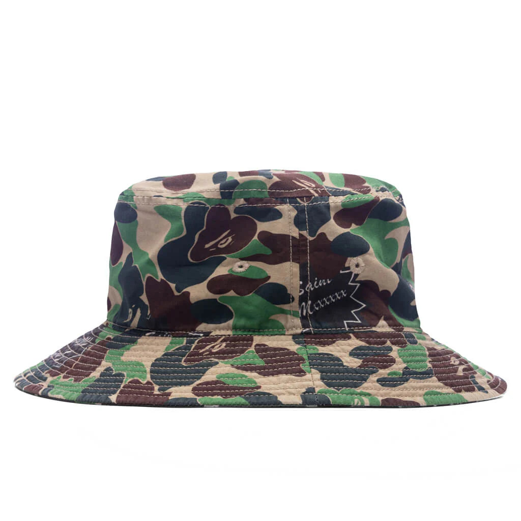 Saint Michael x A Bathing Ape Bucket Hat Camo