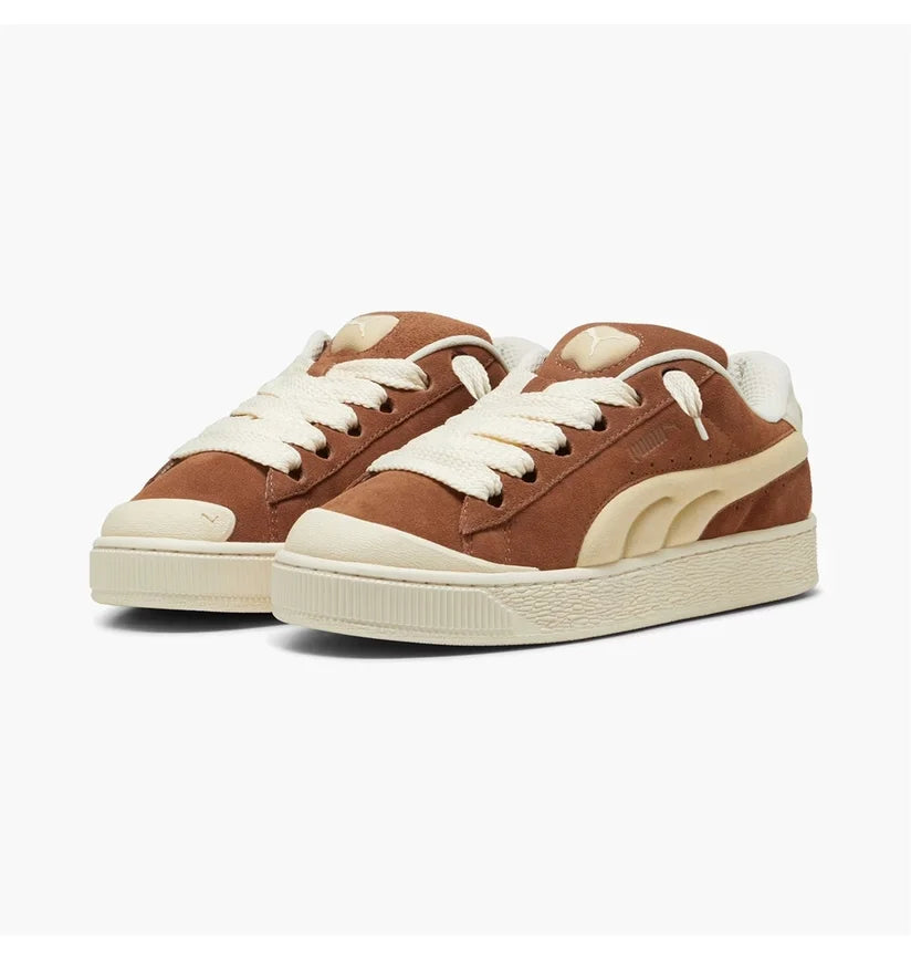 Puma Suede Classic Brown Cream Style Vintage Confort Quotidien
