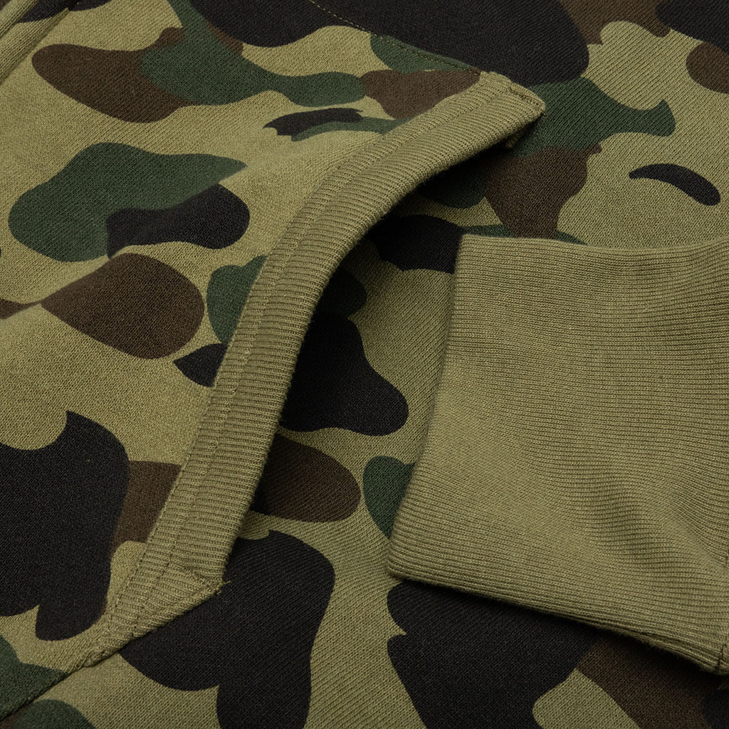 1st Camo Full Zip Hoodie Green