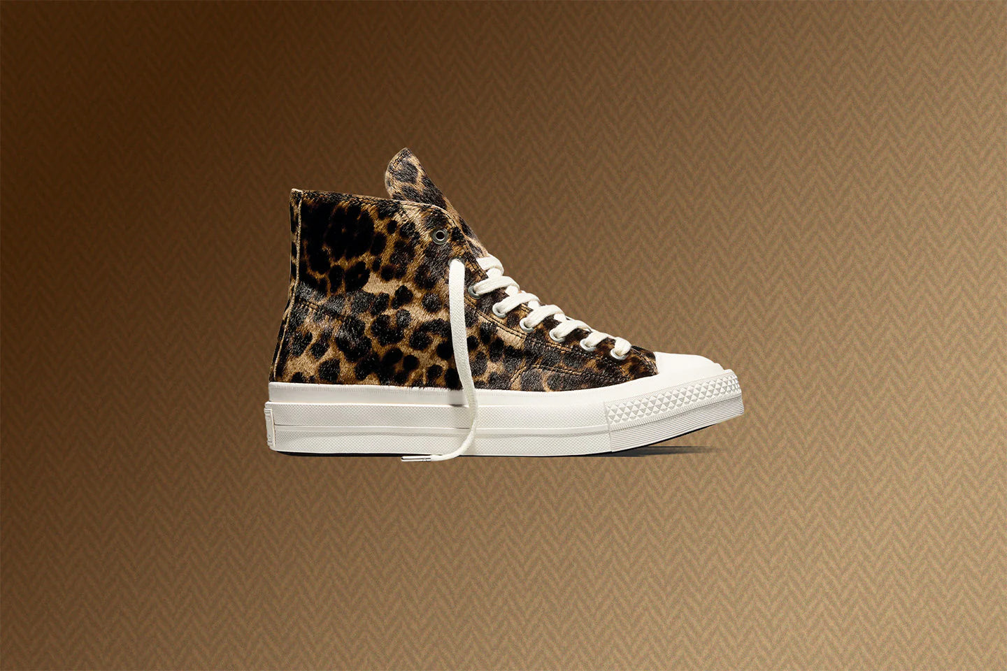 First String Chuck Taylor All Star Leopard Snow White Marshmallow
