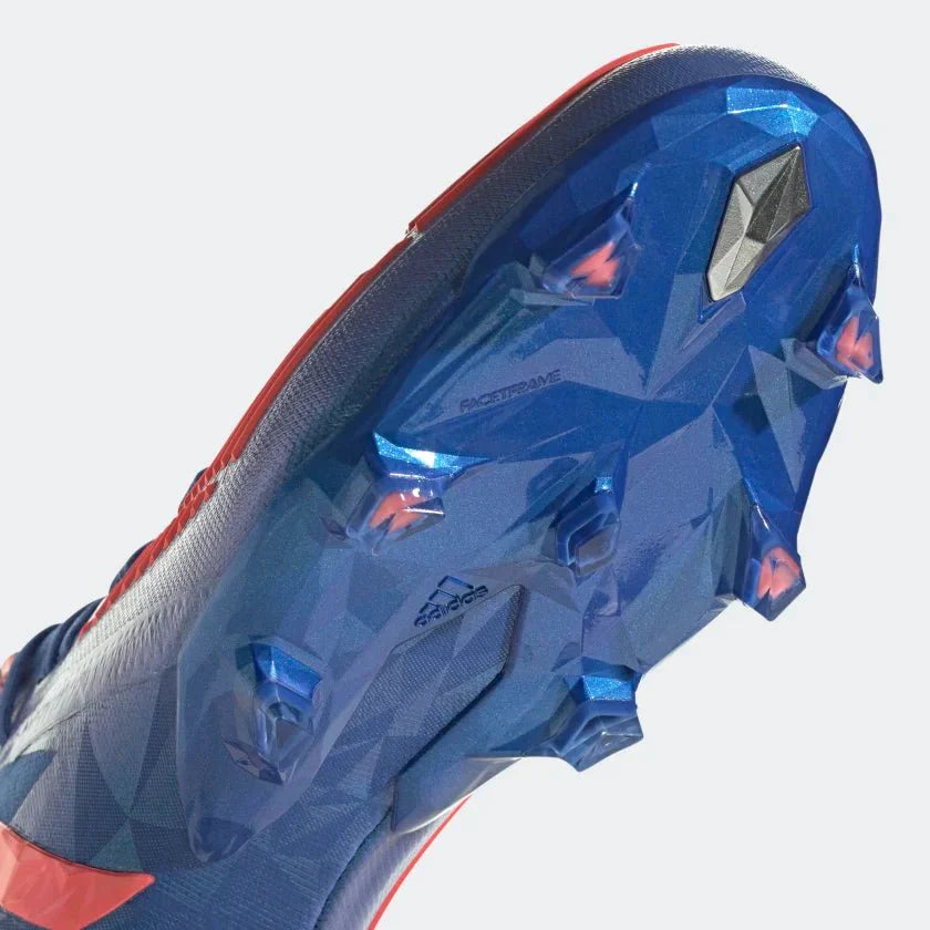 adidas Predator Edge1 Low FG Firm Ground Soccer Cleats Hi Res Blue Turbo Hi Res Blue
