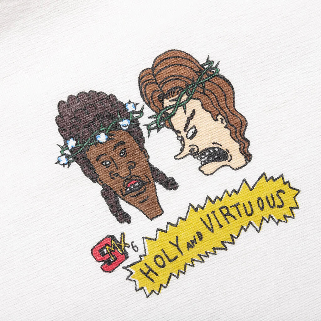 Holy and Virts S S Tee White