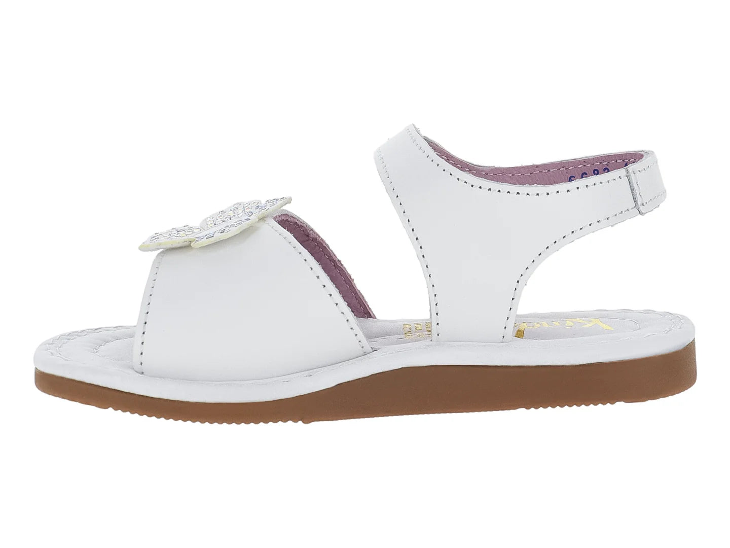 Sandalias Kinder Blancas para Niña