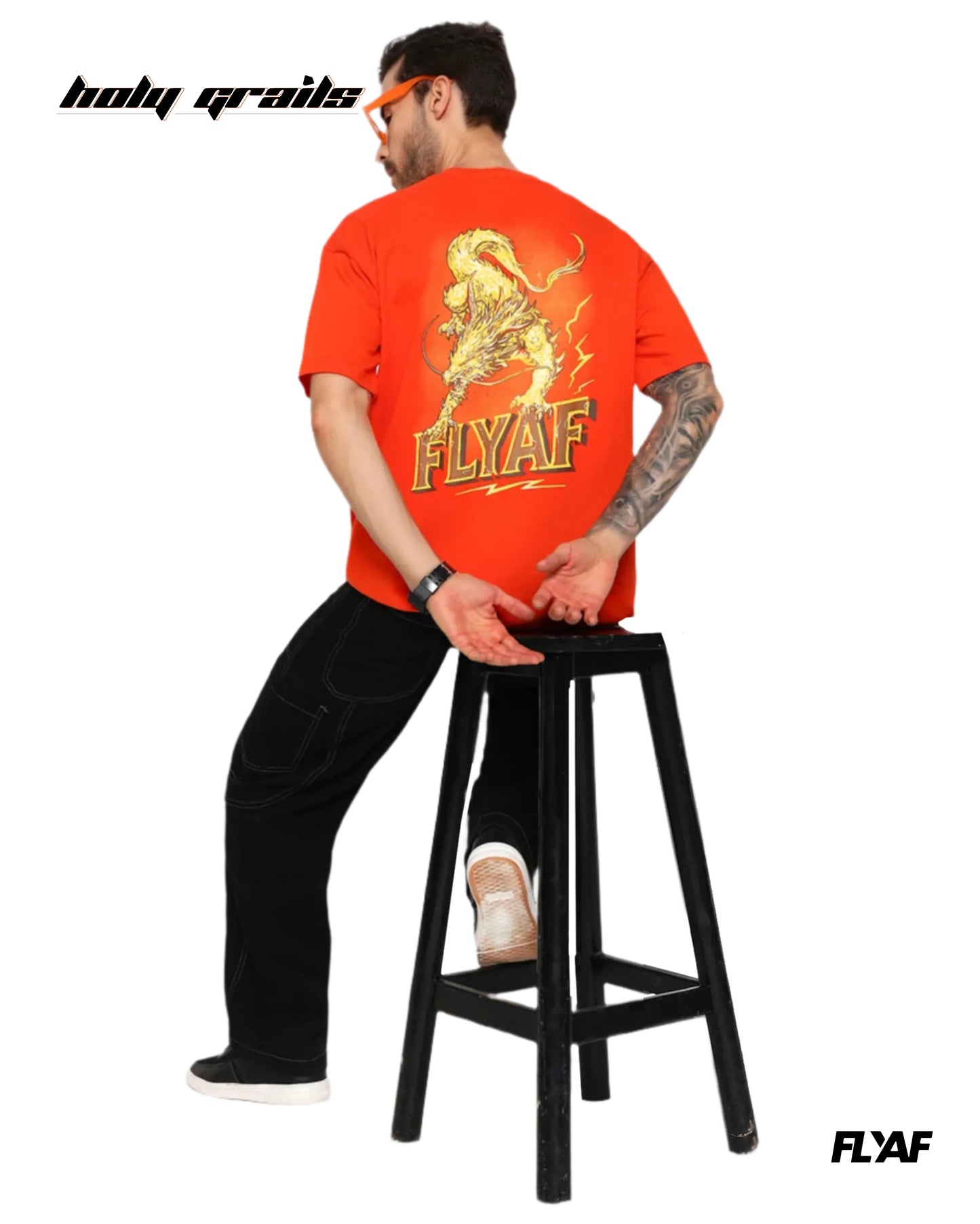 The Ember Beast Oversize Tee HG x FLYAF