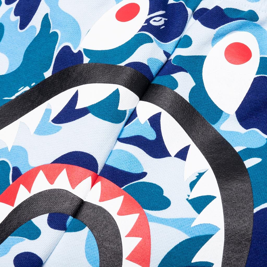 ABC Camo Shark Sweat Shorts Blue