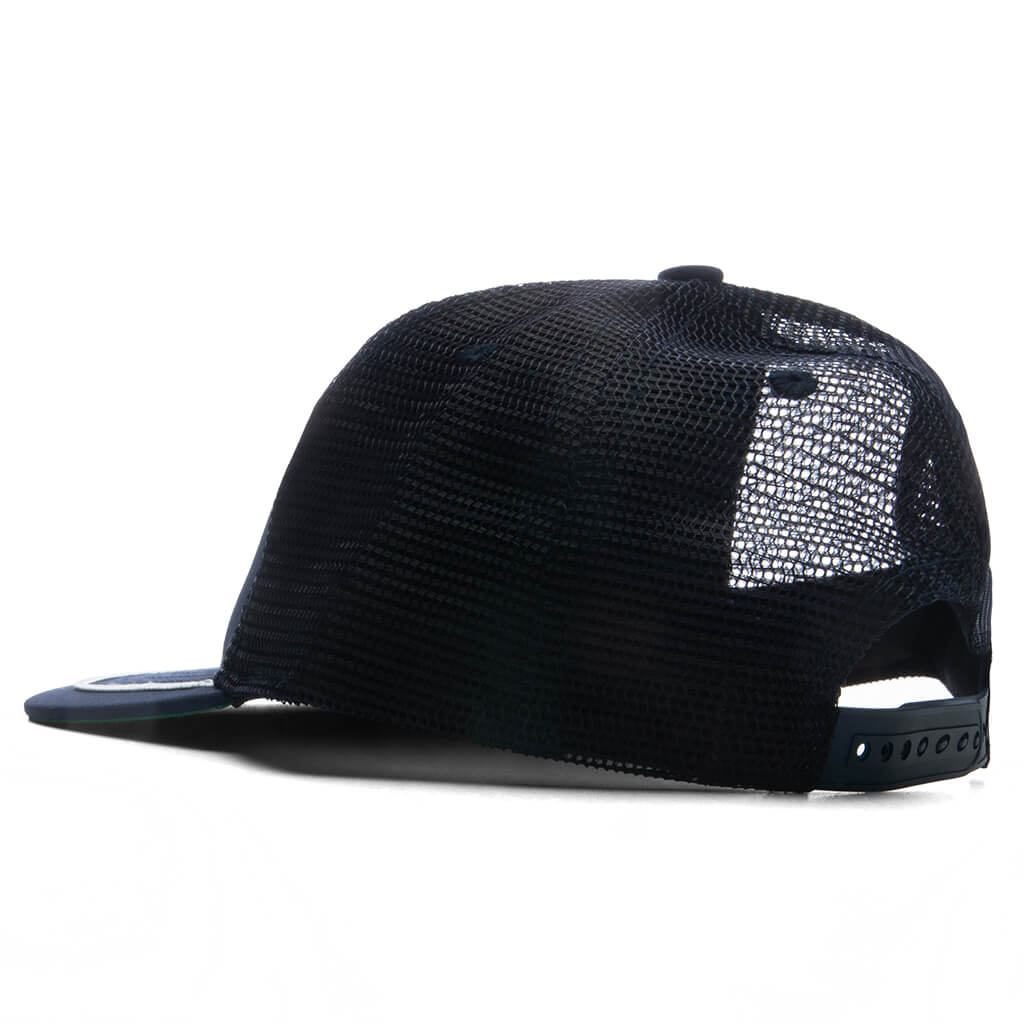 Player Special Trucker Hat Navy White