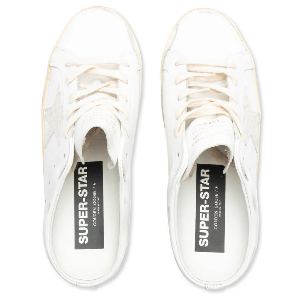 Womens Super Star Sabot White Ivory