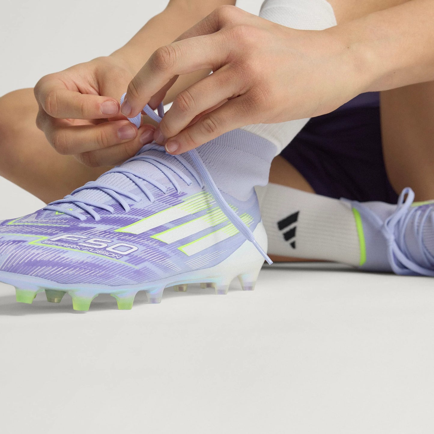 adidas F50 Sparkfusion Elite Mid Firm Ground Artificial Womens Soccer Cleats Vioton Lemon