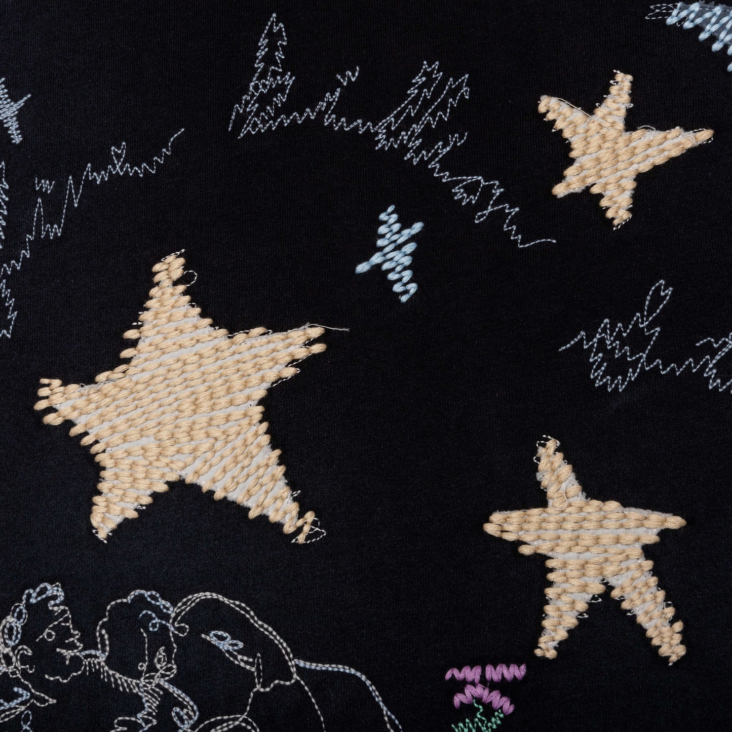 Billion Star T Shirt Worn Black