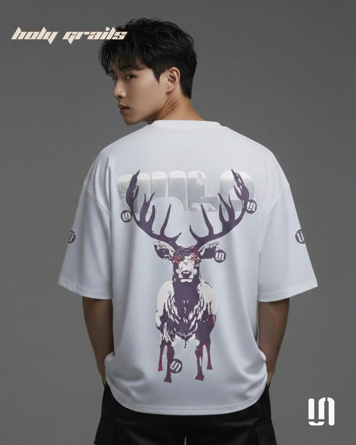 Wild Deer White Oversized Tee HG x Sullitt