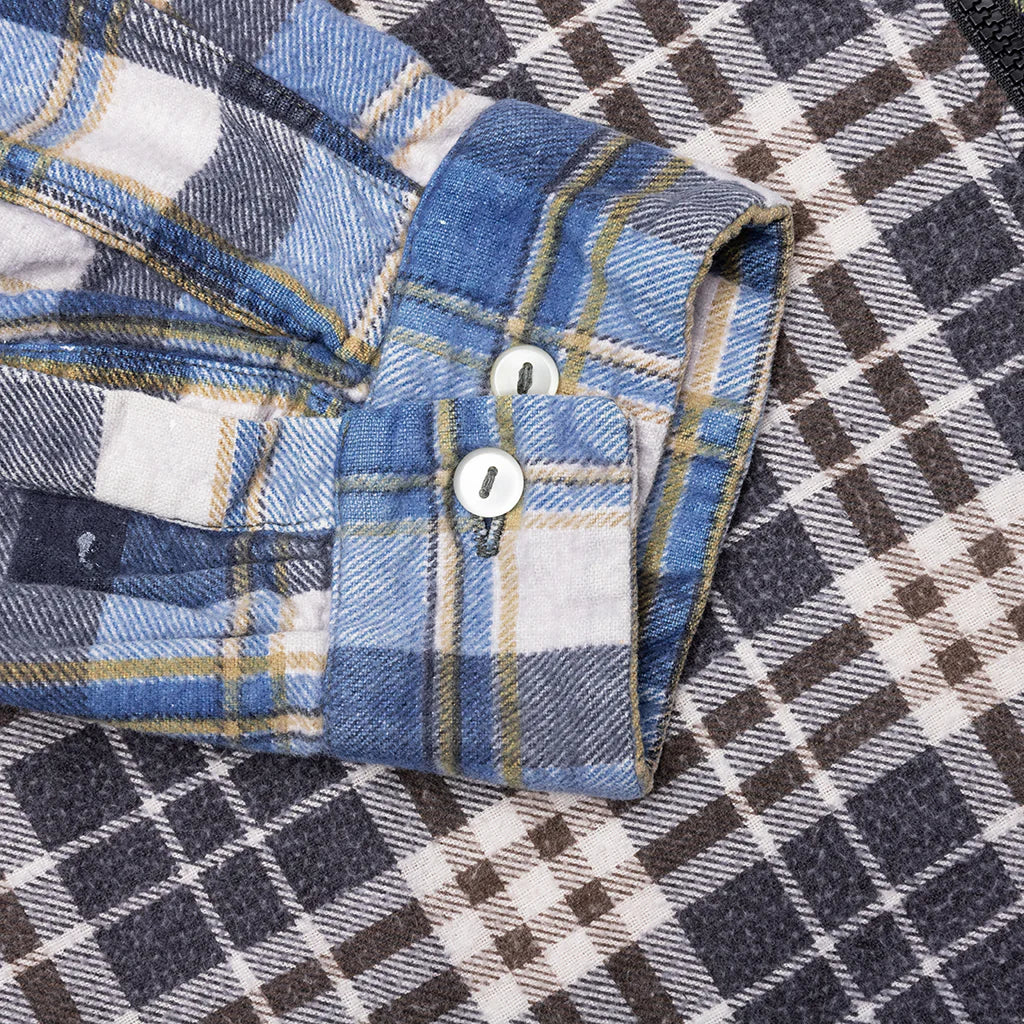 7 Cuts Zipped Wide Shirt Assorted
