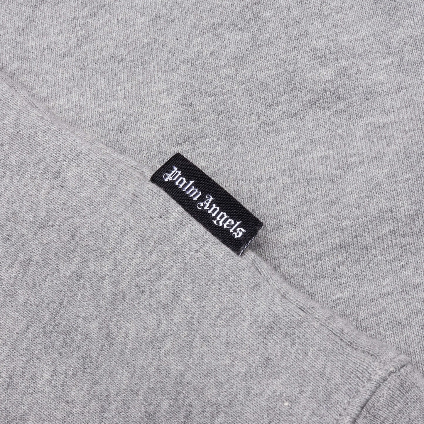Back College Crew Melange Grey Petrol