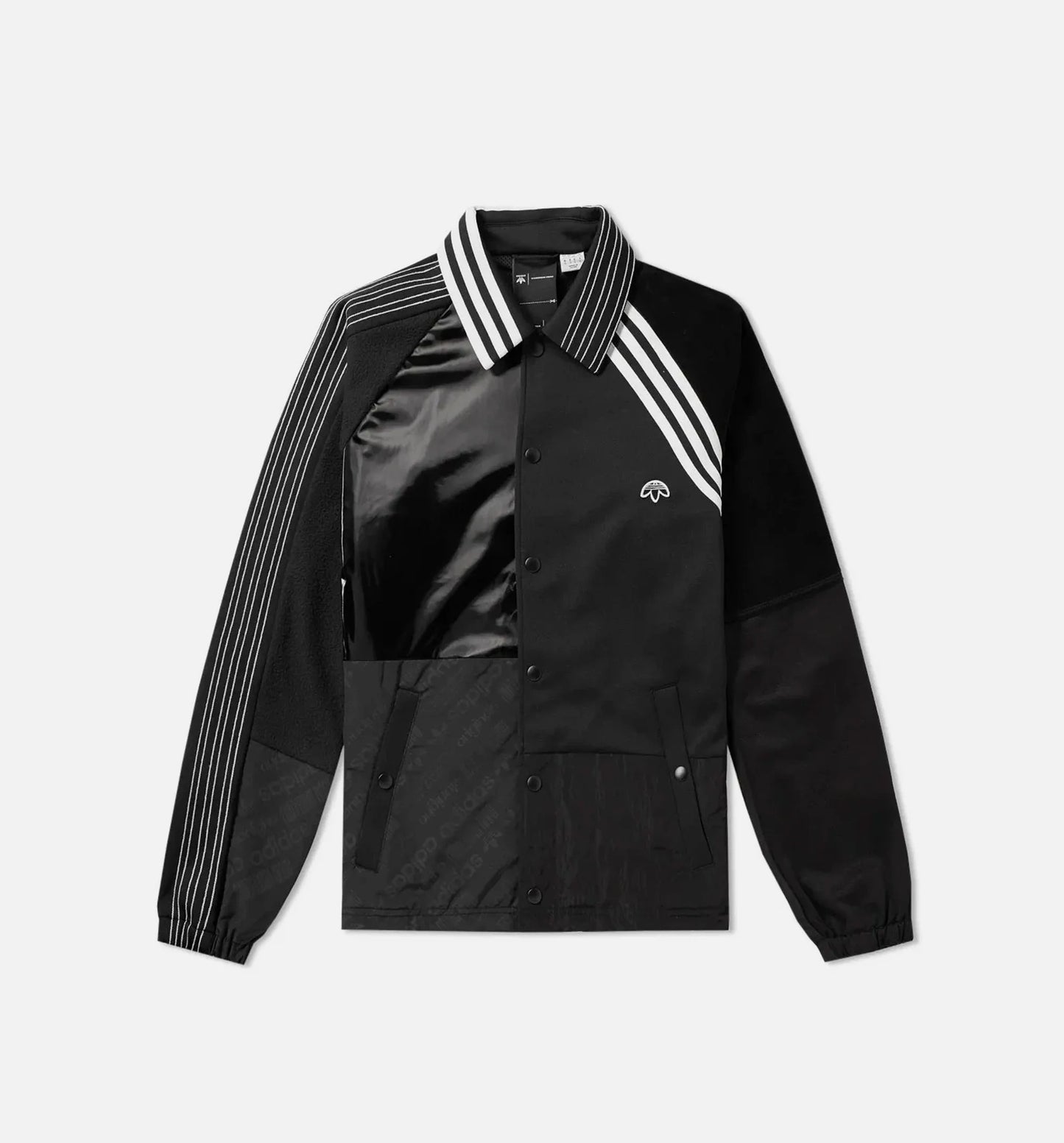 AW Patch Mens Jacket Black White
