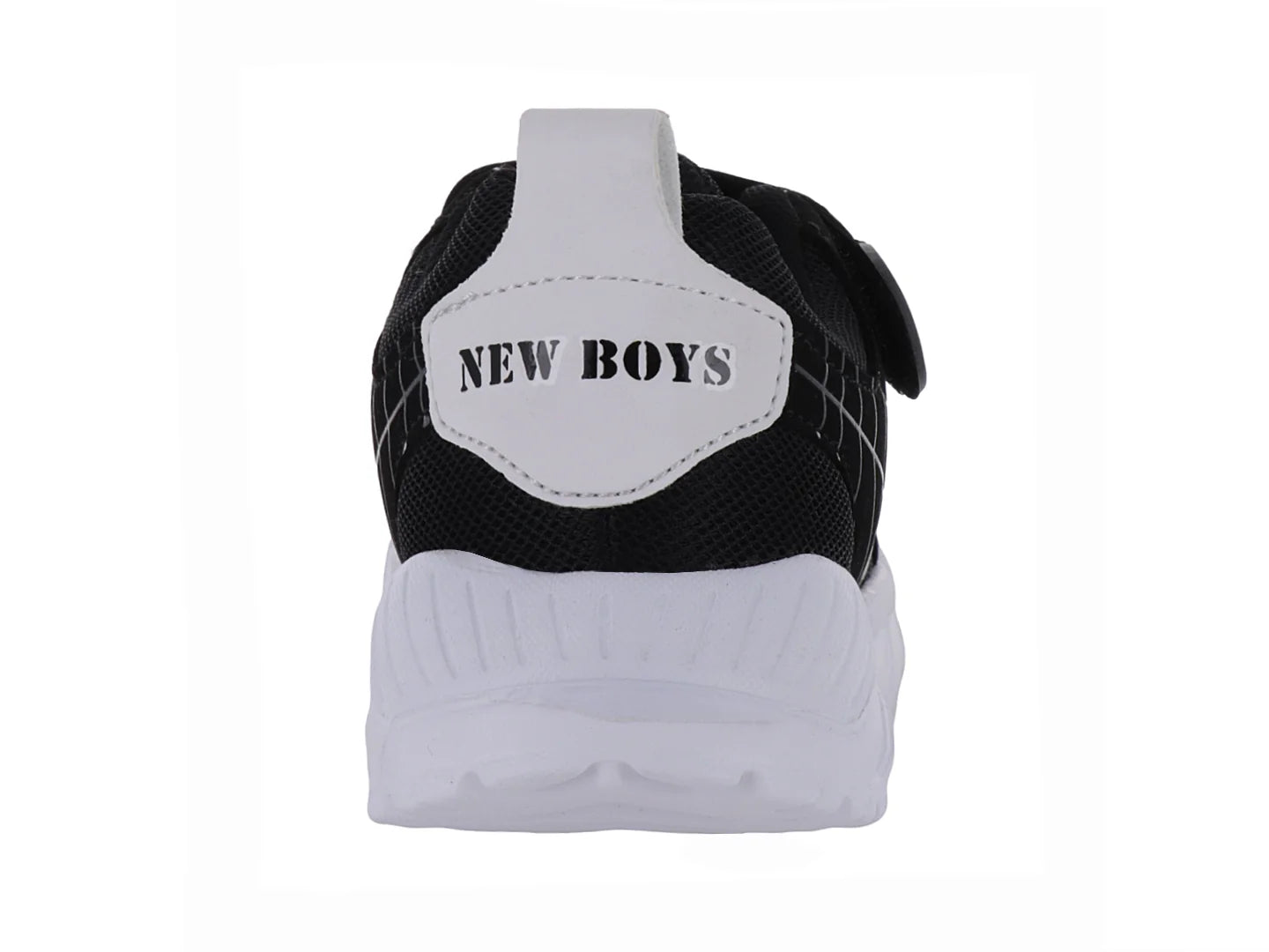 Tenis New Boys Negro y Blanco para Niño