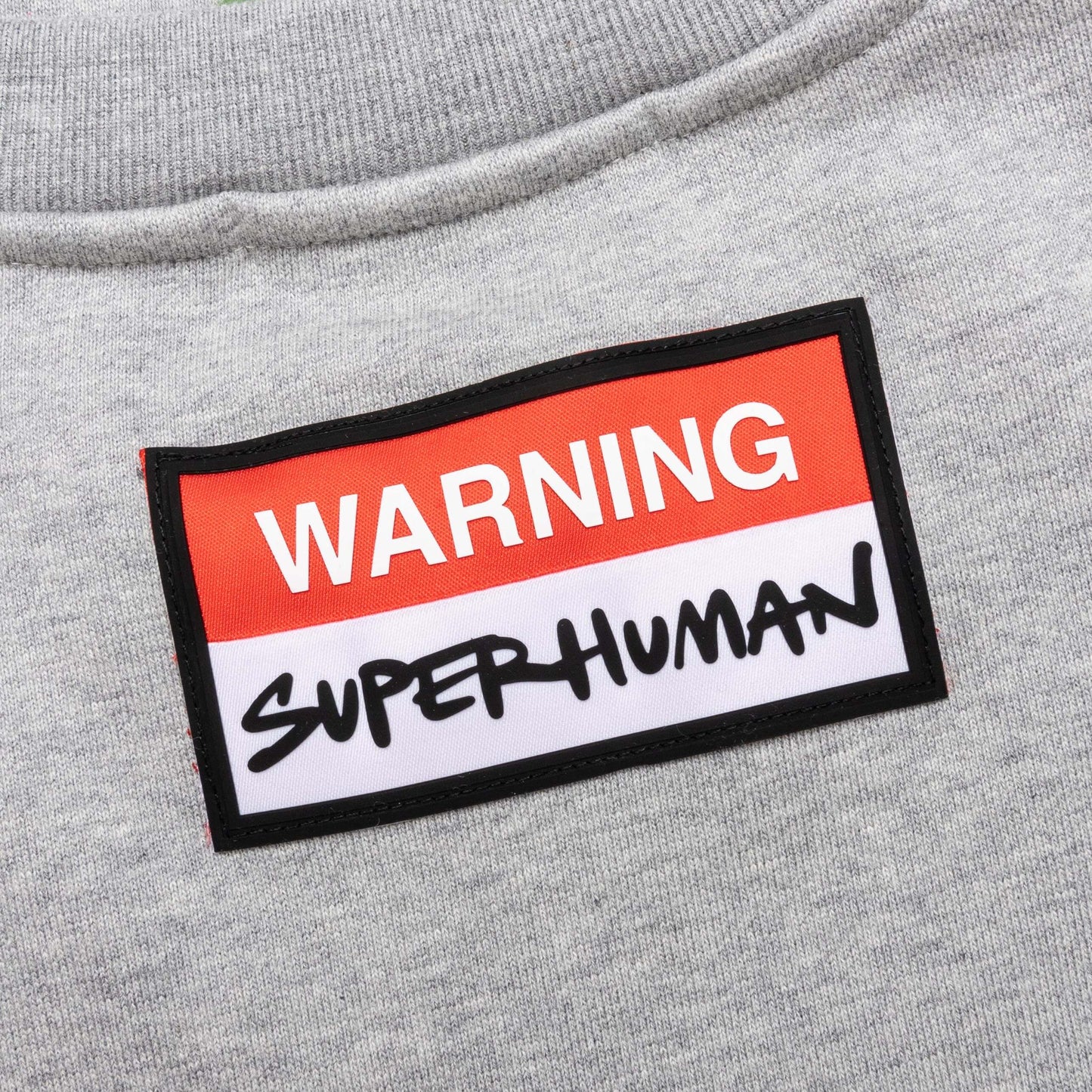 Oversized Planet Crewneck Heather Grey