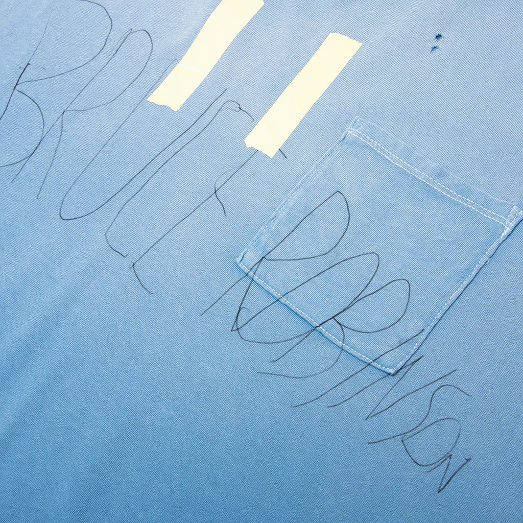 Bruce Pocket Tee Light Blue