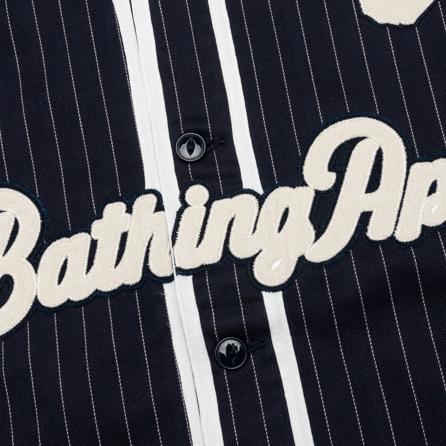 A Bathing Ape Baseball Shirt Navy