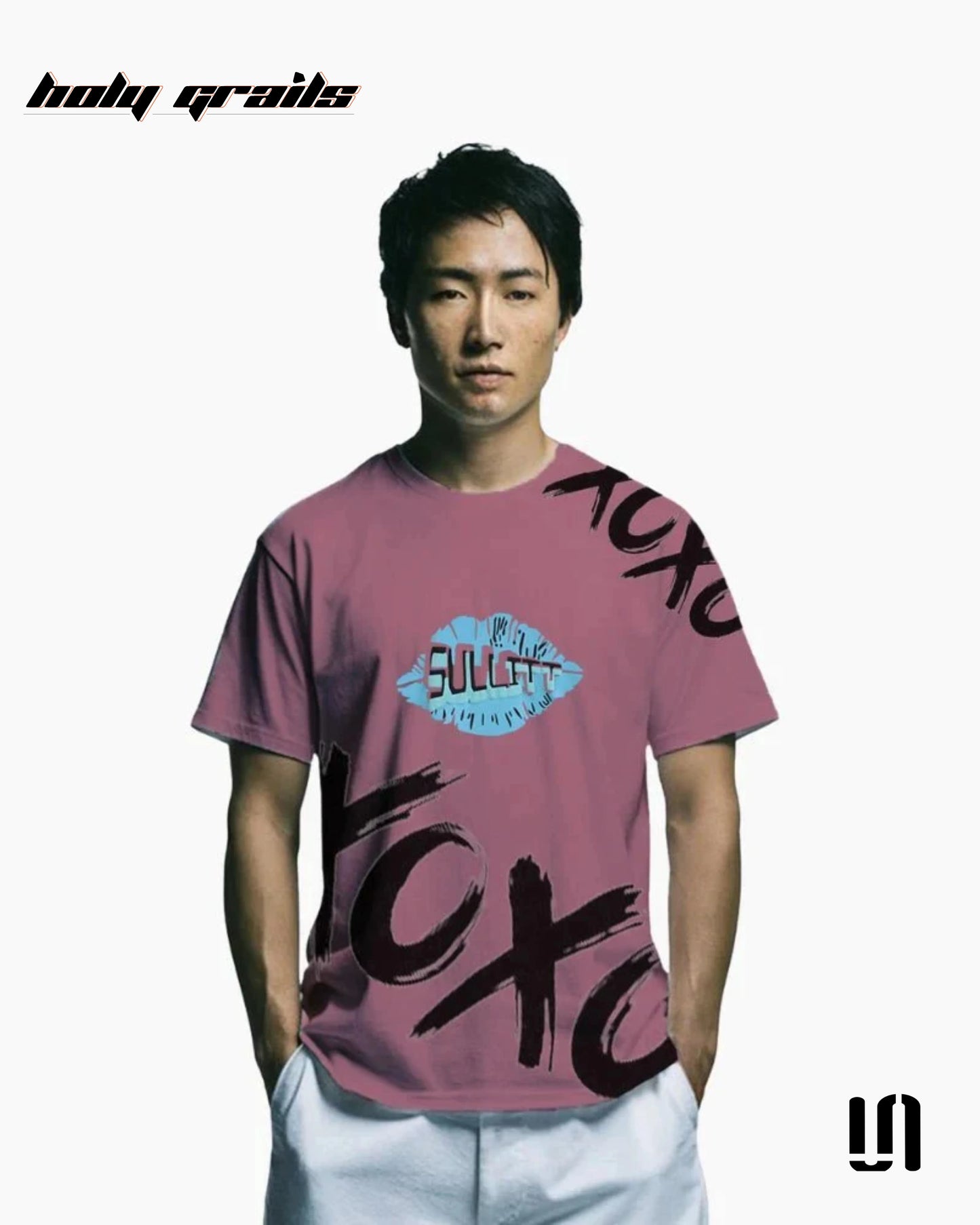 Hugs Kisses Onion Pink Oversized Tee HG x Sullitt