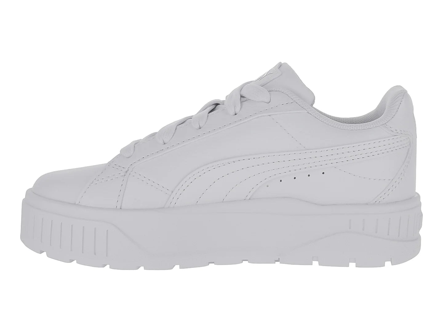 Tenis PUMA Carmen II Blanco y Plata para Niña