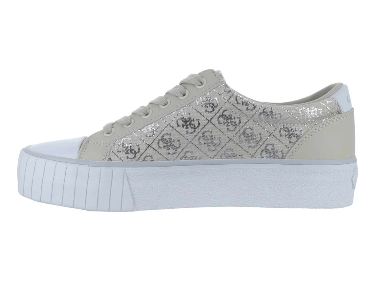 Tenis Casual Guess Beige para Mujer