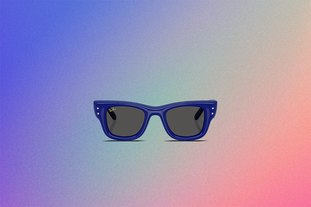 Ray Ban x AAP Rocky Wayfarer Puffer Crystal Edition Blue Strass