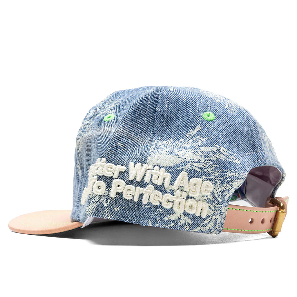 Teresa Reconstructed Denim Hat Indigo