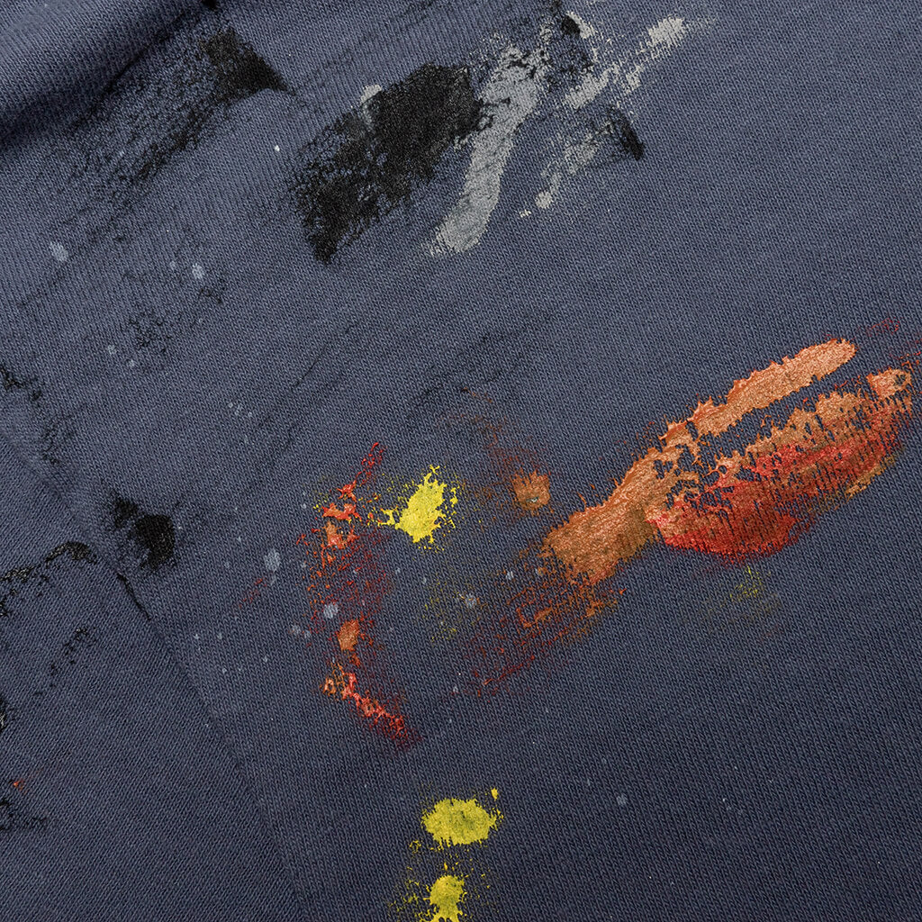 Dept Logo Handpainted Tee Navy