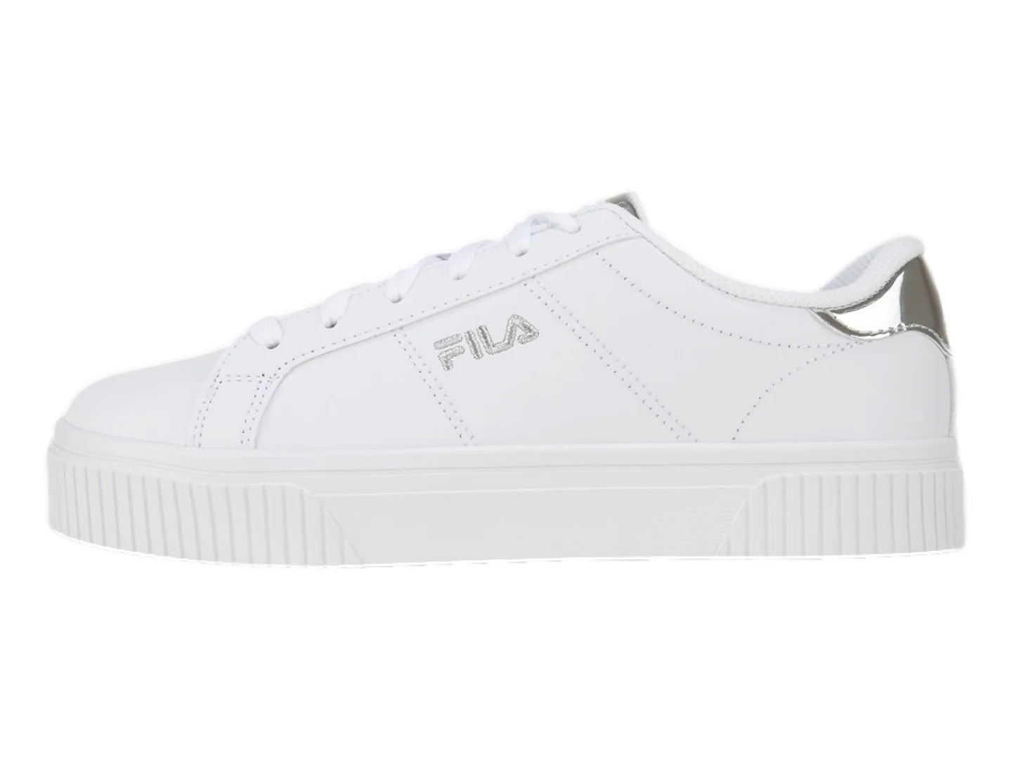 Tenis FILA Panache Blanco y Plata para Mujer