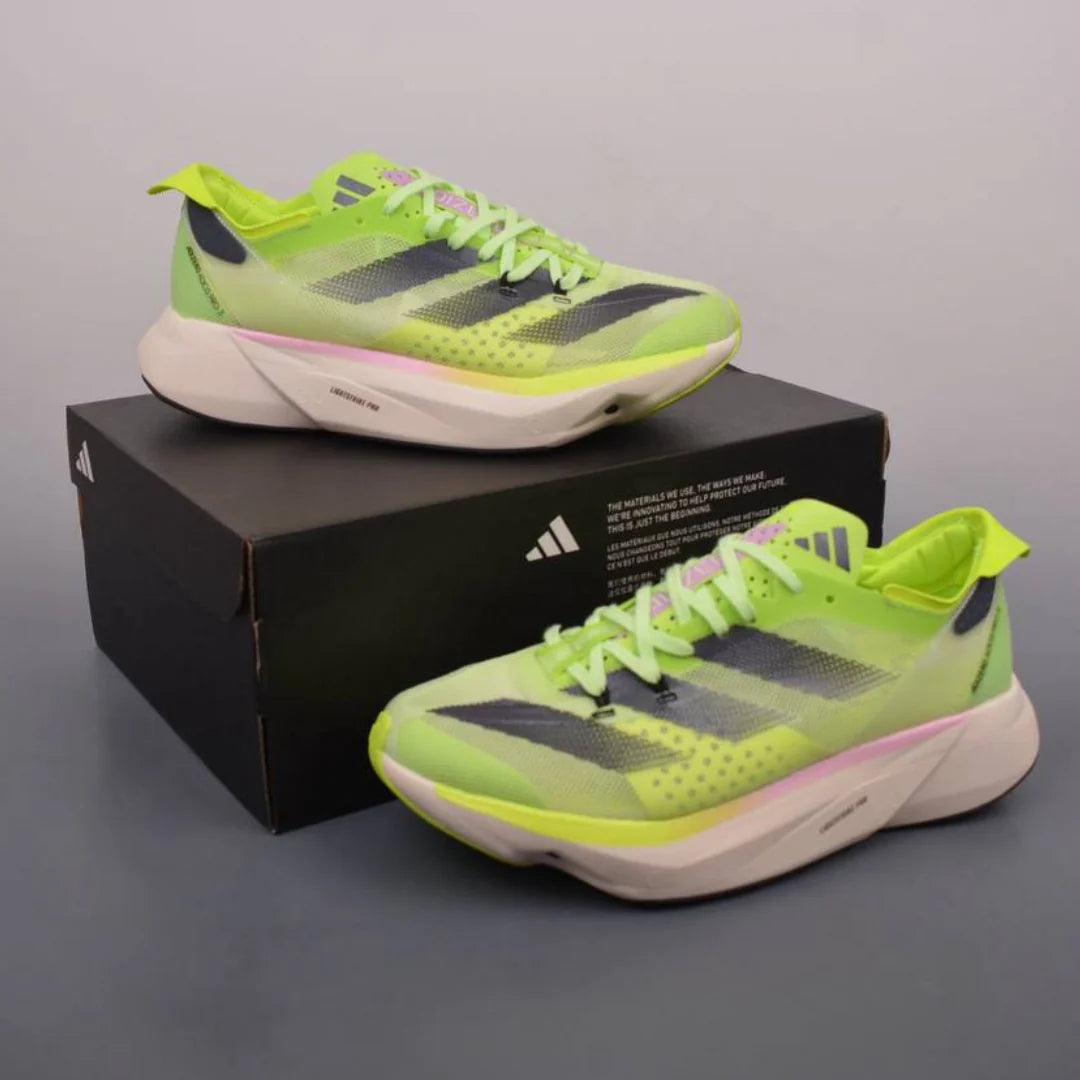 Adidas Adizero Adios Pro 3 Verde Neon Preto Lilás